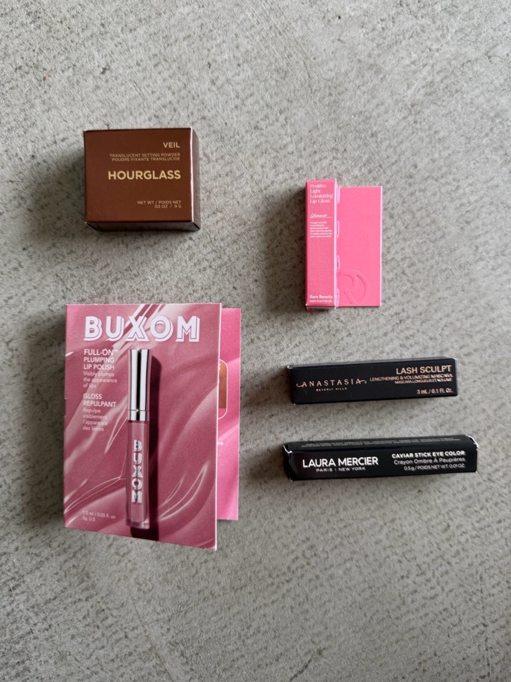 Makeup Mini Bundle / Hourglass Rare Beauty ABH Laura Mercier / 5pc